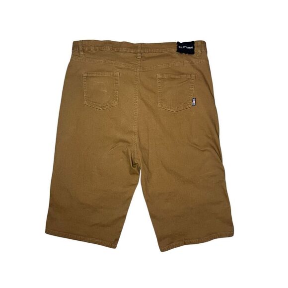 Phat Farm Men’s 40 Moto Casual Shorts Khaki Stretch - Picture 5 of 7